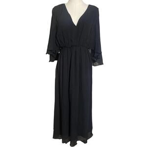 Massimo Dutti | Dresses | Nwt Massimo Dutti Green Vneck Linen Blend Midi  Dress Size Extra Small | Poshmark
